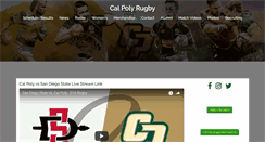 Desktop Screenshot of calpolyrugby.com