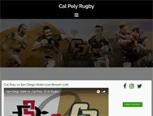 Tablet Screenshot of calpolyrugby.com